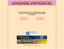 Tablet Screenshot of anonse.viphost.pl